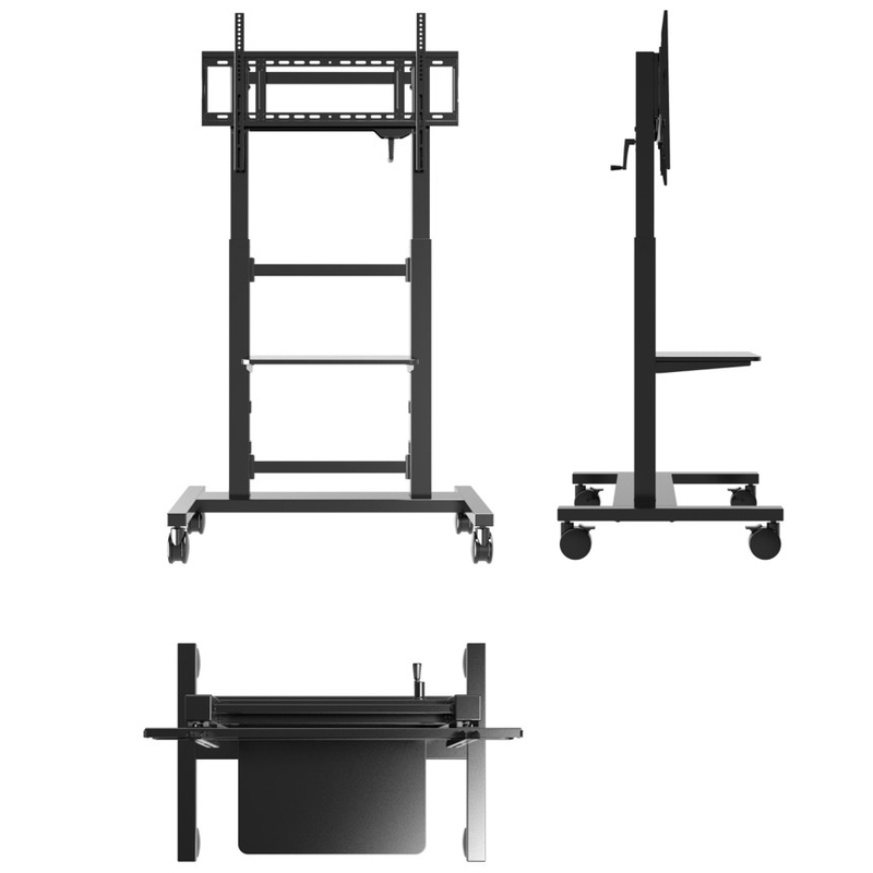 Nowy styl Elektroniczny podłogowy stojak regulowany stand smart TV Mobilny stojak ruchomy Trolley Mounts and Carts