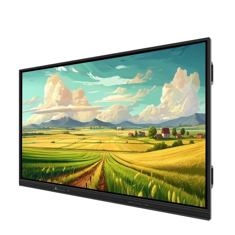 Iboard EDLA Google Certyfikowany Android 13 Wielookienny tabliczka biała Oprogramowanie Głośnik Mikrofon Kamera Mobilny stojak opcjonalny