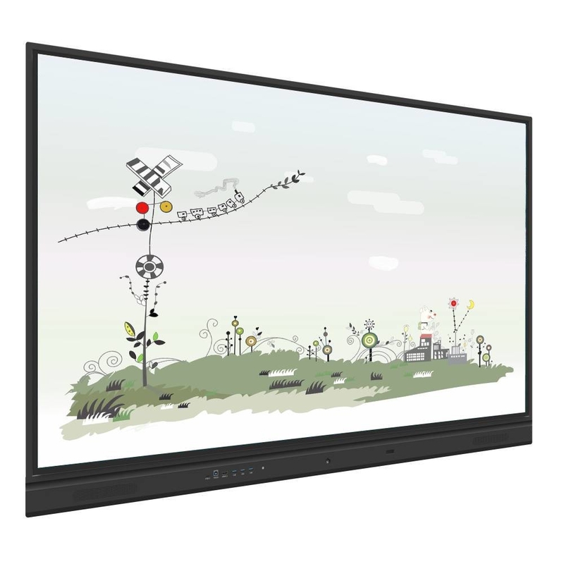 98-calowy interaktywny płaski panel Dual OS 50 punktów dotykowych USB HDMI WIFI Hotspot BT Z wbudowanym mikrofonem kamery do edukacji