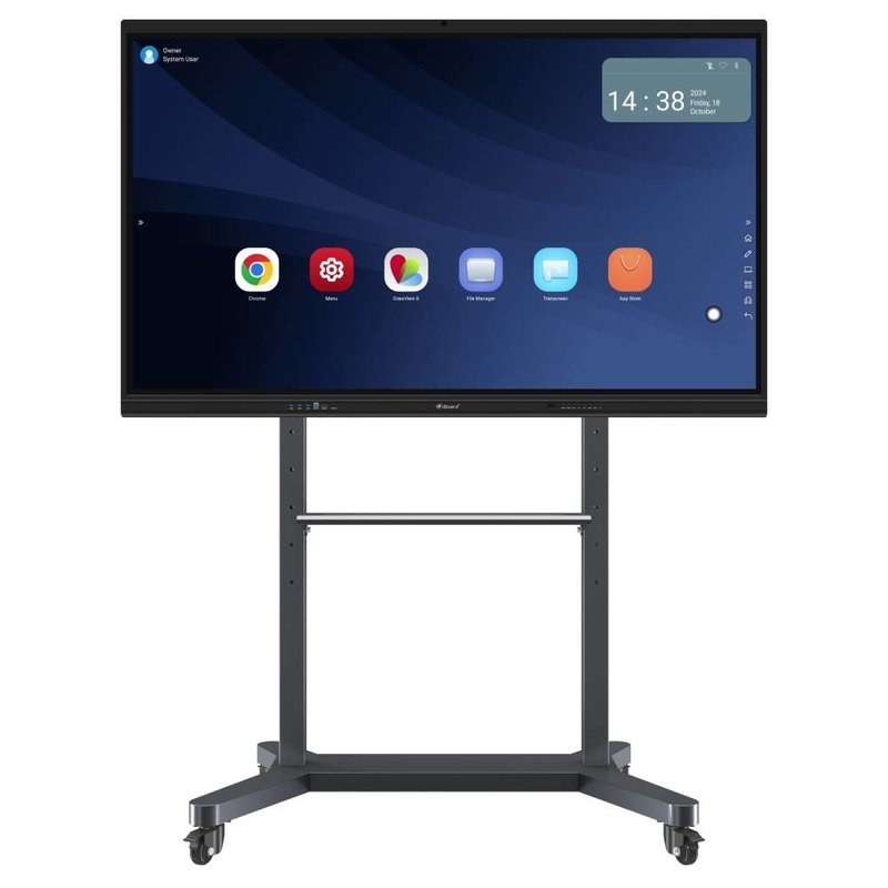 Instalacja na ścianie lub mobilnego stoiska Panel interaktywny z systemem Android 13 lub 14