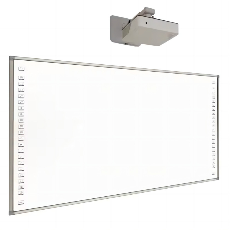 Kamera zewnętrzna All-in-One ekran dotykowy Whiteboard z metalową tylną osłoną i opcjonalnie wbudowana / zewnętrzna kamera