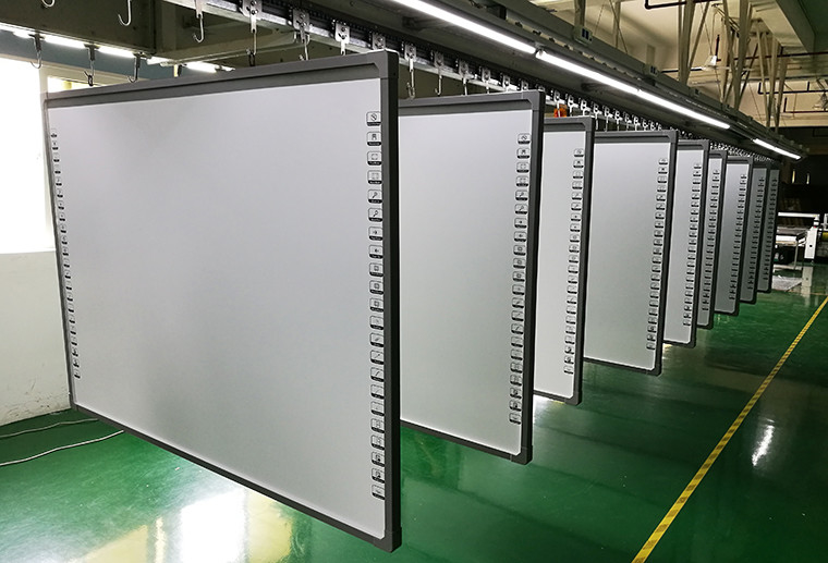 Listowany na giełdzie NEEQ w 2015 roku Iboard Interaktywna tablica z czystym aluminium stopu srebra design piaskowania