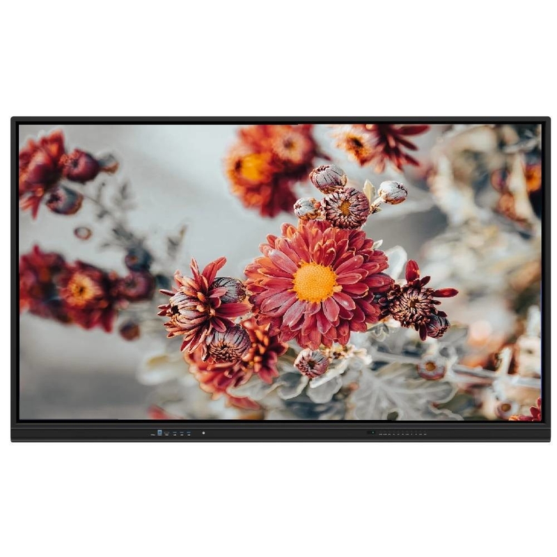 65 75 86 Inch Interaktywny ekran dotykowy Monitor metalowy 2x15W Głośniki WIFI Bluetooth Bezprzewodowy Udostępnij z PAD Telefon Laptop do edukacji szkolnej Wykonanie biurowe