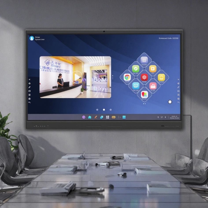 Iboard Factory Direct 75 Inch 4K Multi Touch Smart Screen Interaktywny płaski panel wyświetlacz Whiteboard do spotkań i nauczania