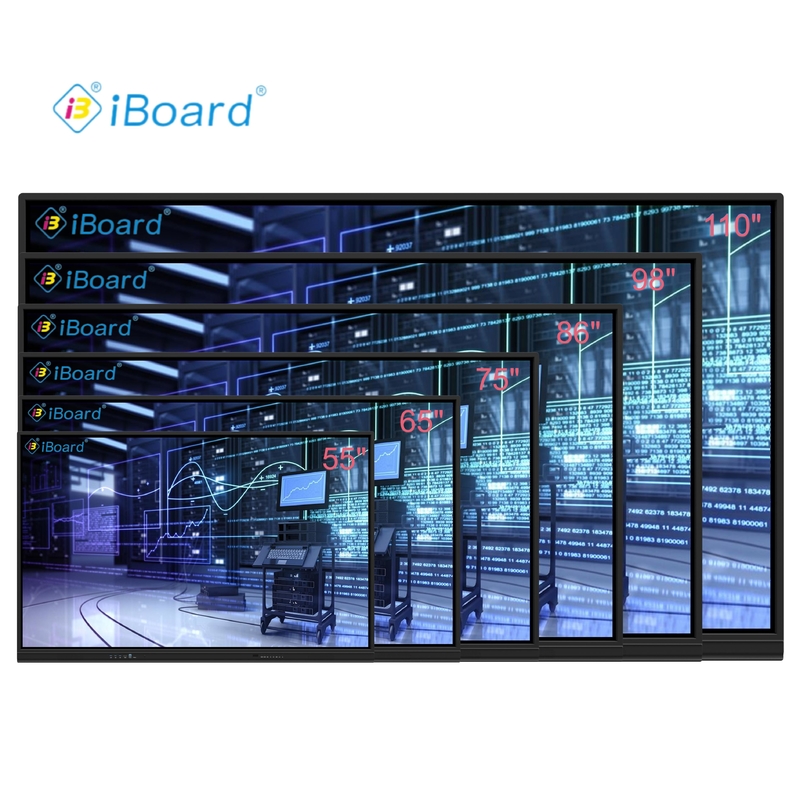 Inteligentny tabliczka czarna z 75 86 Inch Android panel dotykowy tabliczka z kamerą i mikrofonem dla edukacji i szkolenia