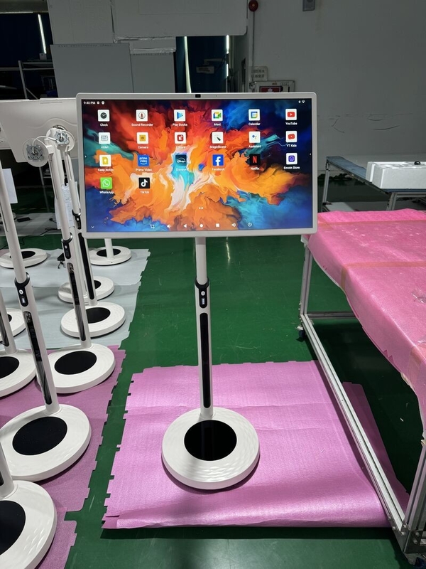 iBoard 32 Inch Android 13 Smart Touch Screen Wireless Display In-Cell With Camera 5-7H Długa żywotność baterii Regulowany stojak