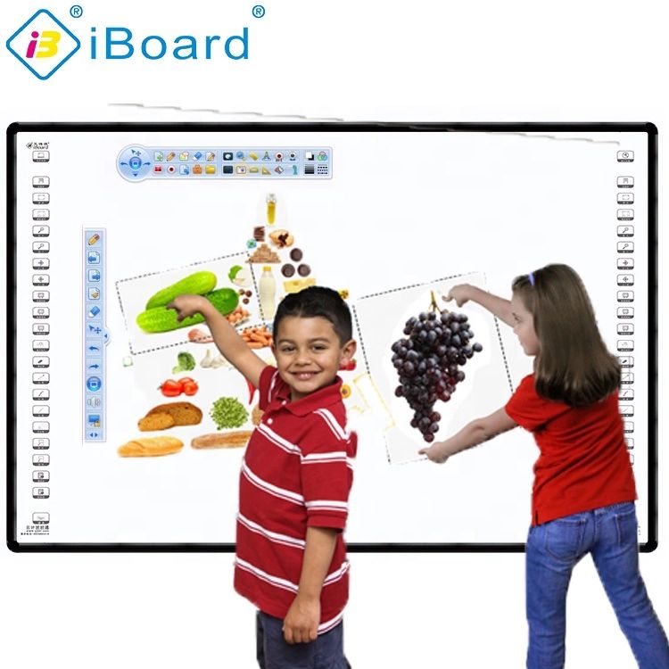 Iboard Interaktywne palce na tablicy czy cokolwiek nieprzezroczyste Pisanie Temperatura przechowywanie i ruchomy stojak mobilny