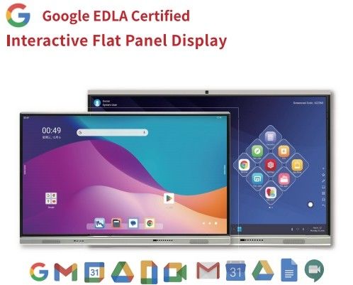 Bluetooth 5.0 Interaktywny ekran dotykowy Monitor podłączony do ściany lub mobilny stojak do personalizowanej instalacji