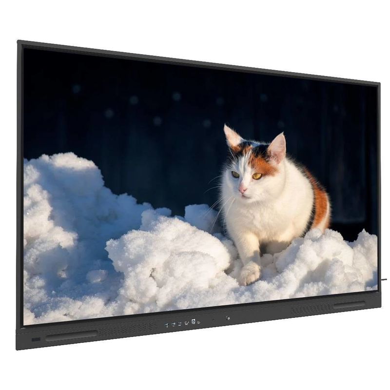 IR Interaktywny tabliczka 450 nits 86 Inch Android 14 Touch Wi-Fi VGA DP USB Zasoby chmury Smart TV Monitor Do szkolenia biurowego na uniwersytecie