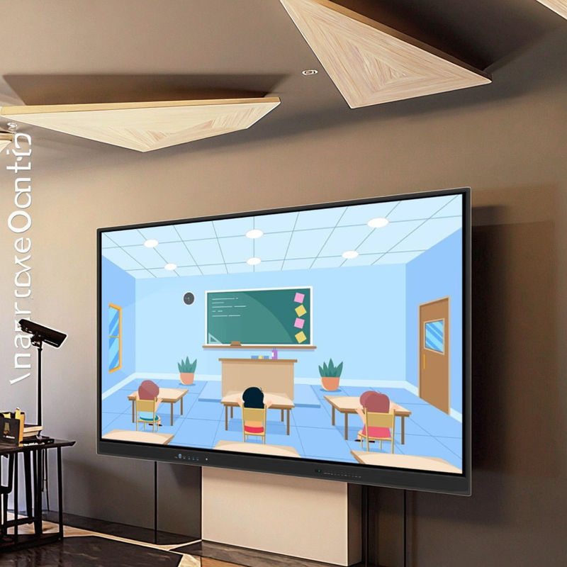 Ceny fabryczne 75 cali Android Window Dual System Ekran dotykowy cyfrowy interaktywny Smart TV Whiteboard do spotkań w klasie