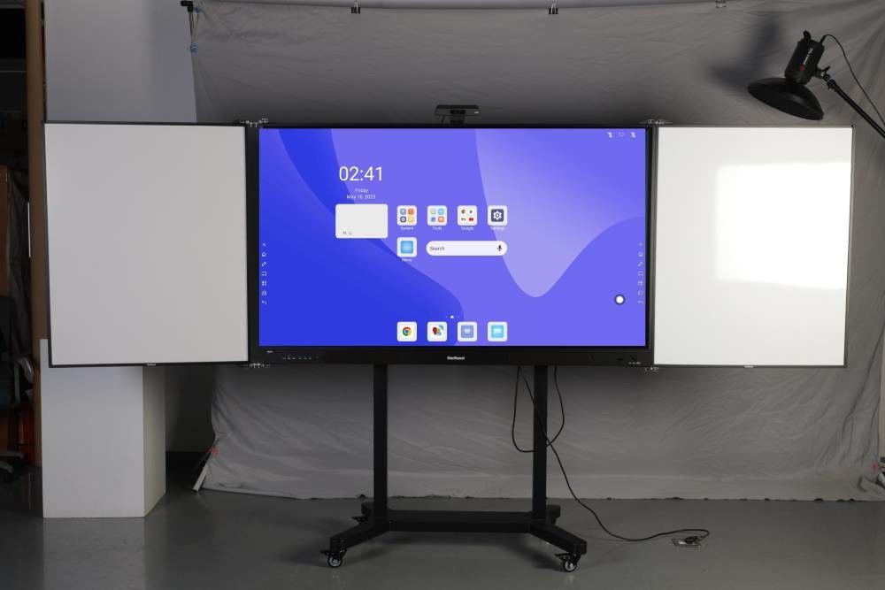 Fabryka Sprzedaż hurtowa Szkoła uniwersyteckia Interaktywny Smart Czarny ChalkBoard Marker Pen Interaktywny Whiteboard Greenboard Touch Panel Display 75 86 Inch For Educate Interaktywny płaski panel z IR Sideboard