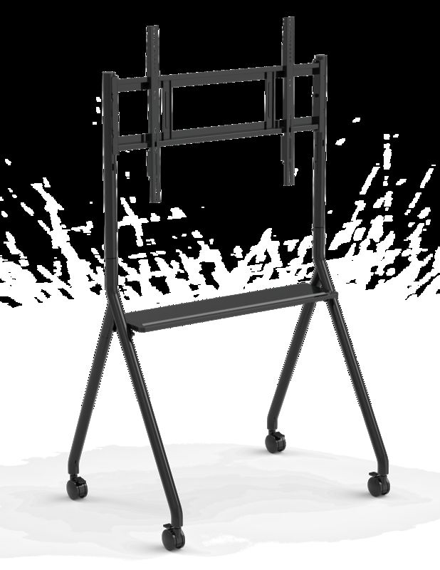 nowy przyjazd Interaktywny stojak na tablicy przenośnej 42 do 75 cali Monitor telewizyjny Podnoszenie mobilnego stoiska Maksymalne łożyska 60KGS Mocne koła Łatwe przesuwanie do interaktywnego stoiska na tablicy przenośnej