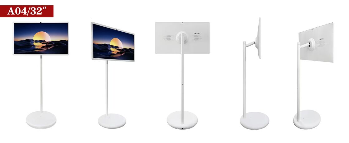 Interaktywna tablica LCD z ekranem dotykowym 32 cale z baterią Przenośny monitor dotykowy