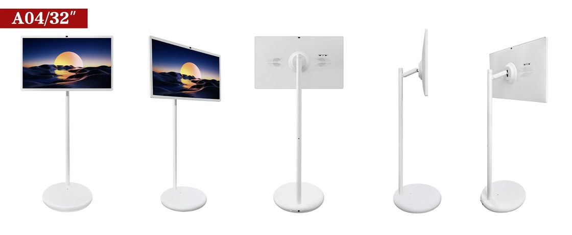 Od 2006 roku Sprzedaż hurtowa fabryczna IBoard Interaktywna tablica dotykowa LCD Smart Board 32 cale z wbudowaną kamerą 13MP, 10-punktowym dotykiem, z baterią, przenośny monitor dotykowy do tablicy