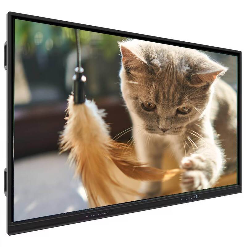 Interaktywny Panel Płaski Inteligentna Tablica z 16,7 mln kolorów Bezprzewodowe Udostępnianie i 50000 godzin żywotności panelu