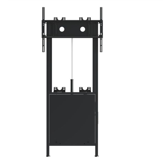 Elektrycznie regulowany mobilny stojak podłogowy do ekranów do 86 cali / IFPD