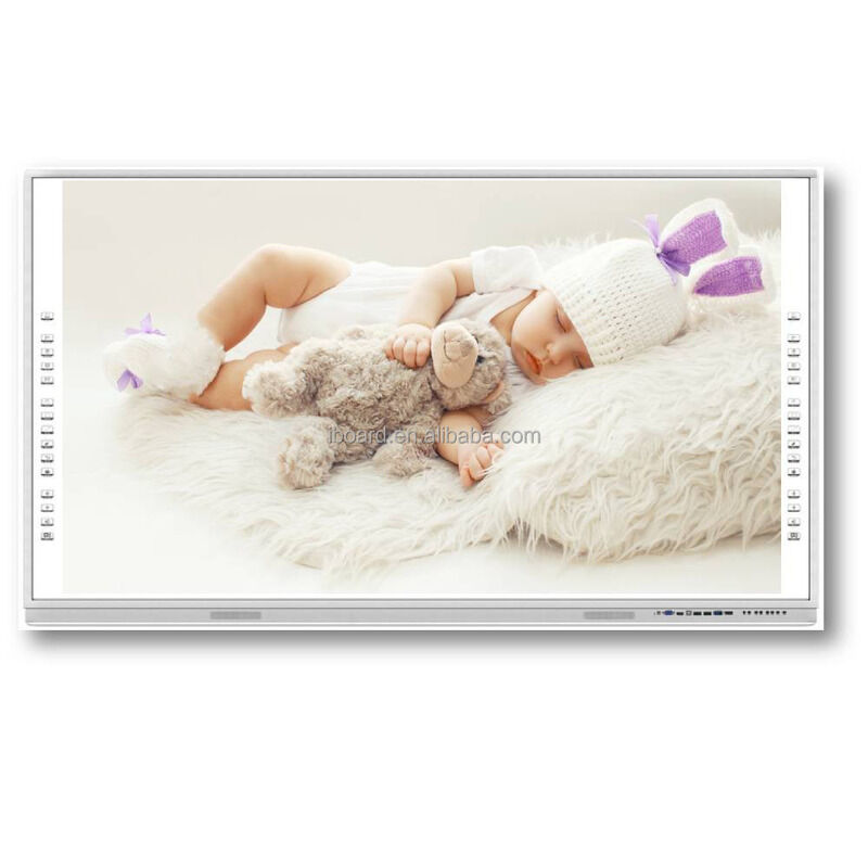 Wielojęzyczny opcjonalny All In One Interaktywny tabliczka 75 cali Interaktywny wyświetlacz Rozmiar i galwanizowana blacha żelaza i stali Blacha z tyłu Materiał wspierający współpracę