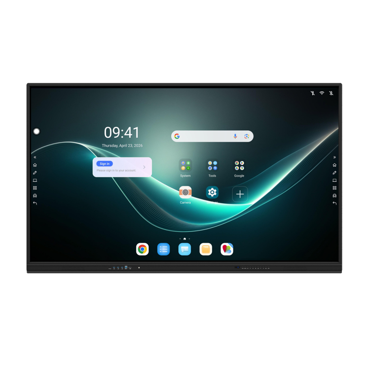 Tablica interaktywna z hartowanego szkła przeciwodblaskowego Podwójny system Android Tablice kreślarskie z systemem Windows