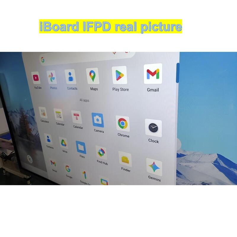 Popularny interaktywny płaski panel o rozdzielczości 75 cali 4k Smart Touch z nowym sprzętem systemu Android do spotkań biurowych w klasie
