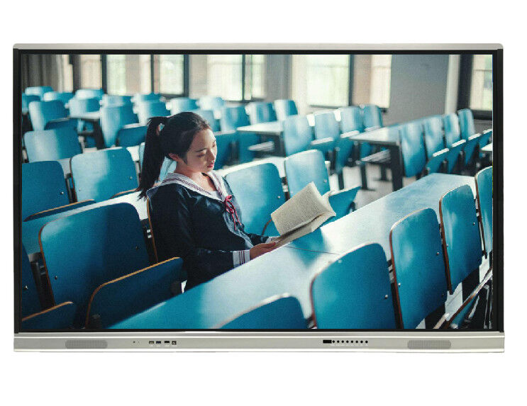65-calowa interaktywna tablica inteligentna z rozdzielczością 4K i dotykiem na podczerwień do nauczania i konferencji