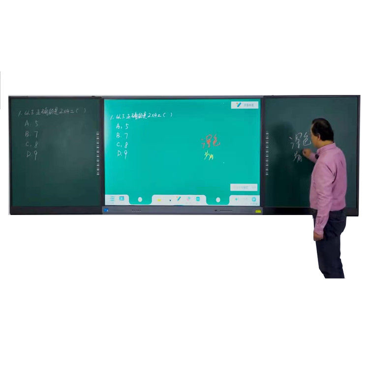 75 86 cali 4K Sprzęt edukacyjny Ekran dotykowy Najlepsza płyta inteligentna Wzajemnie połączona płyta LCD