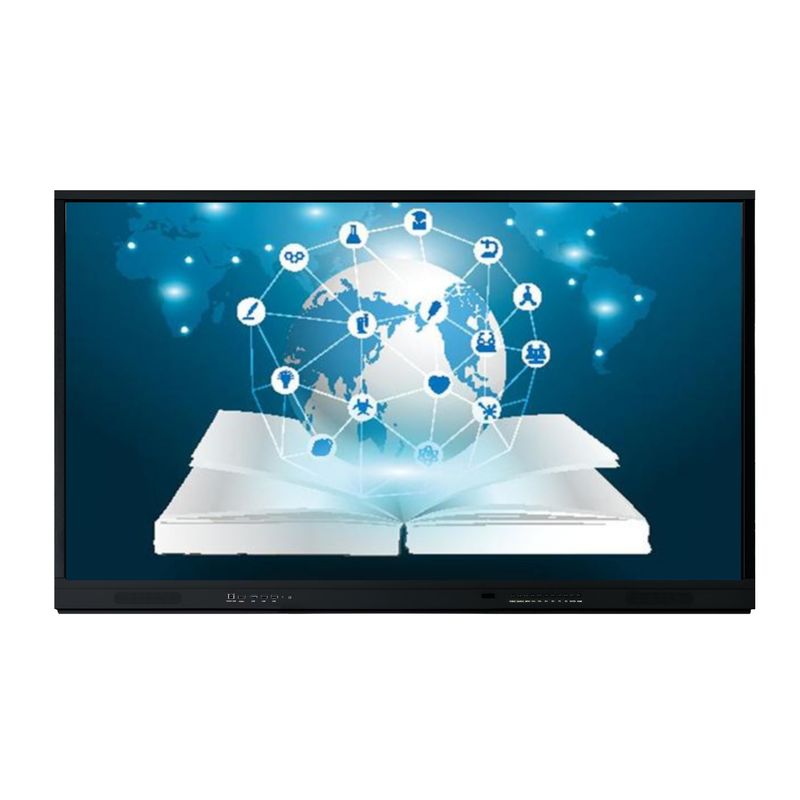 20 punkt dotykowy 75-calowa płyta inteligentna LCD do interaktywnych rozwiązań dotykowych w szkole Konferencja biurowa Interaktywny płaski panel