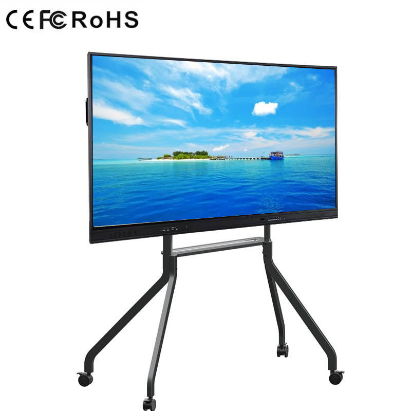UHD 4K Interaktywny ekran dotykowy Monitor Zero Gap Szkło Smart TV Whiteboard Z Komputerem All In One