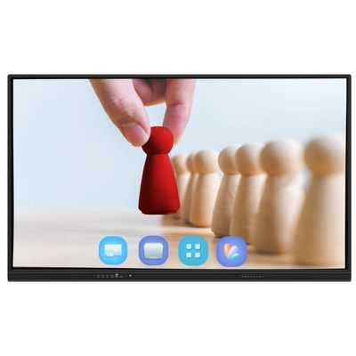 Android 13 IR Interaktywny tabliczka palcowa Touch 65 75 86 cali 4K Smart Panel Display z wifi RJ45 bezprzewodowy podział z tabletu / telefonu / laptopa do spotkań biurowych szkoły