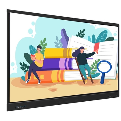 fabryczny 65 75 86 cali 20 punktów All In One Interaktywny Whiteboard Smart Board płaski panel LCD Infraczerwony ekran dotykowy z oprogramowaniem do spotkań w biurze nauczania