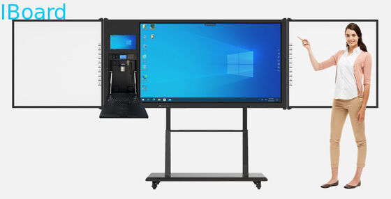 4K Ultra HD Interaktywny płaski panel z 20 punktami dotykowymi i wbudowanymi głośnikami dla edukacji