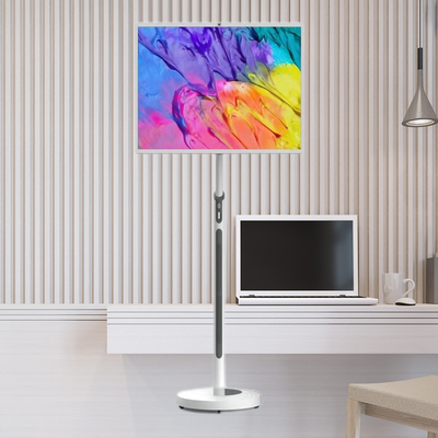 32 cali System Android 8+128G Mobilny Smart touch screen At Home Floor Standing Przenośny smart TV wbudowana kamera