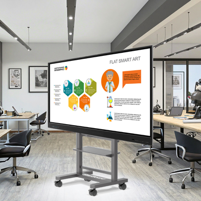 Android 13 Interaktywna tablica 65-calowa wielofunkcyjna All-In-One Smart Interaktywny płaski panel wyświetlacz Serialny interfejs USB Nowy monitor ekranu w klasie