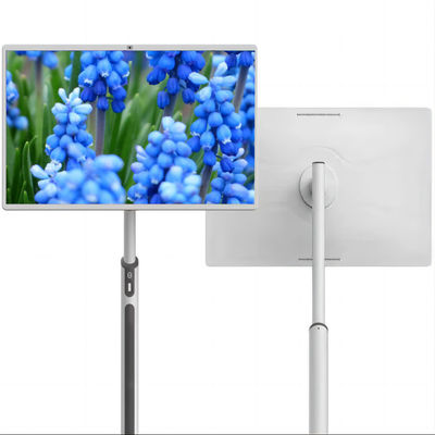 32-calowy telewizor Smart TV FHD Android 13 8+128 GB 8-rdzeniowy na kółkach, z pilotem, ekranem dotykowym, monitorem i baterią, kamerą 13 MP, obrotowy telewizor przenośny