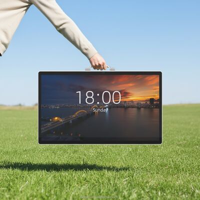 24,5-calowy przenośny kiosk z ekranem dotykowym, Android 14, rozdzielczość 1080p i certyfikat Google EDLA