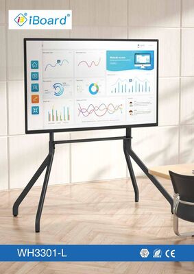 Tablica interaktywna typu All-in-One ze szkła hartowanego AG, integrująca obsługę dwóch systemów Android Windows i 2 wbudowane głośniki o mocy 15 W do współpracy zespołowej