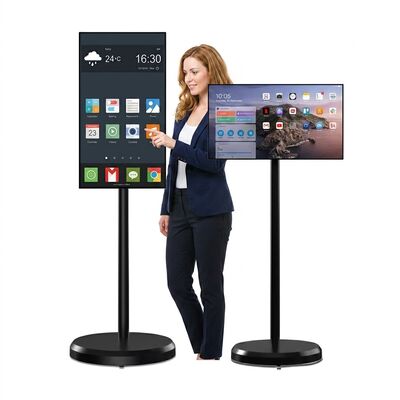 Kiosk z ekranem dotykowym o pojemności 27 cali z głośnikami 10W2 dla interaktywnych informacji o transporcie publicznym