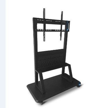 Elektroniczny stojak mobilny 220LBS 800x600mm Czarny metal 52-86 cali do monitora z ekranem dotykowym