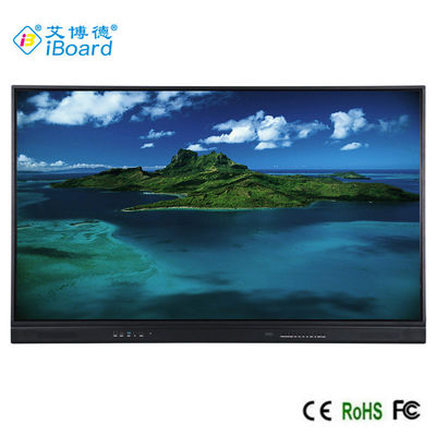 350cd/M2 Interaktywny płaski panel, cyfrowa tablica Smart Board 75 cali 20 punktów dotykowych