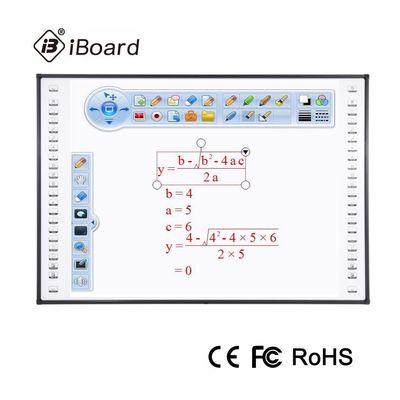 82-120 cali Certyfikat CE 4:3 16:9 16:10 Czarna interaktywna tablica na podczerwień 1855x1280mm do edukacji szkolnej