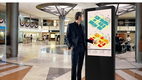 OEM Custom Design Multi Touch Digital Display Kiosk Interaktywny 10 punktów dotykowych dla centrum handlowego