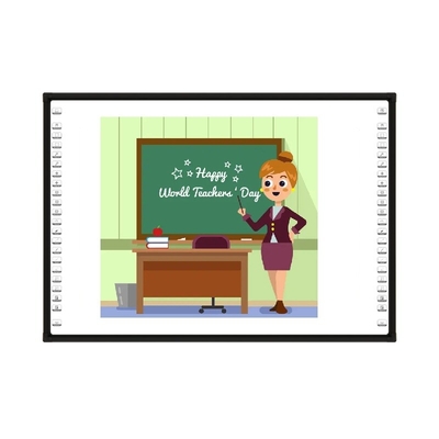 86-calowy 98-calowy 102-calowy Multi Finger Touch Ścienny interaktywny wyświetlacz na podczerwień Tablica Smart Board